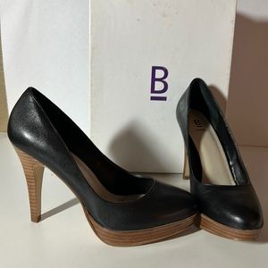 Bakers Jacinda Black Platform Heels